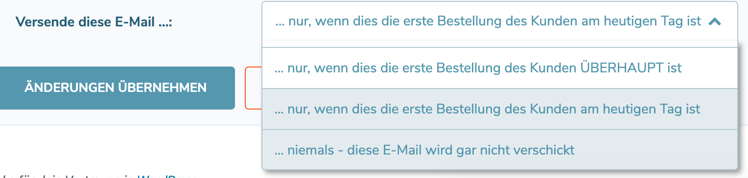 E-Mail Versand wenn