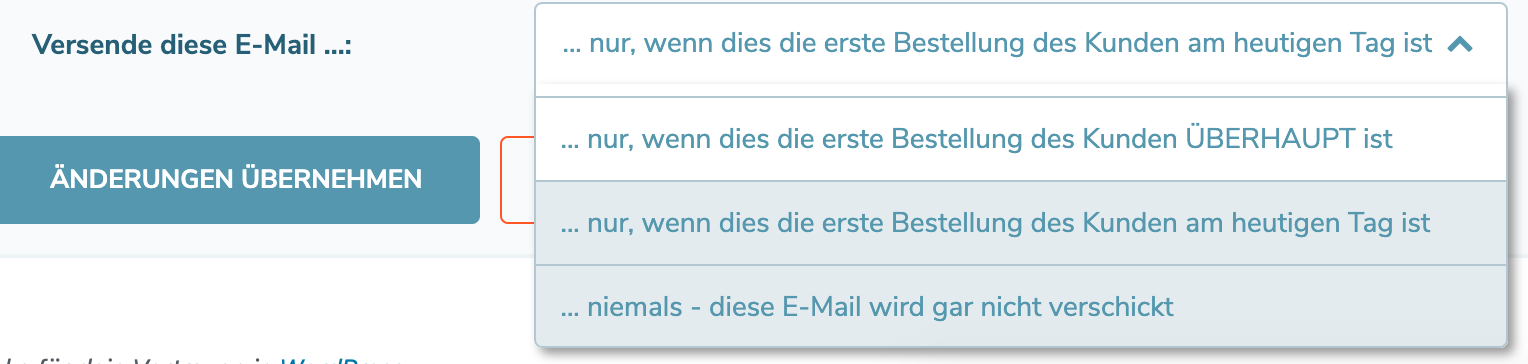 E-Mail Versand wenn 