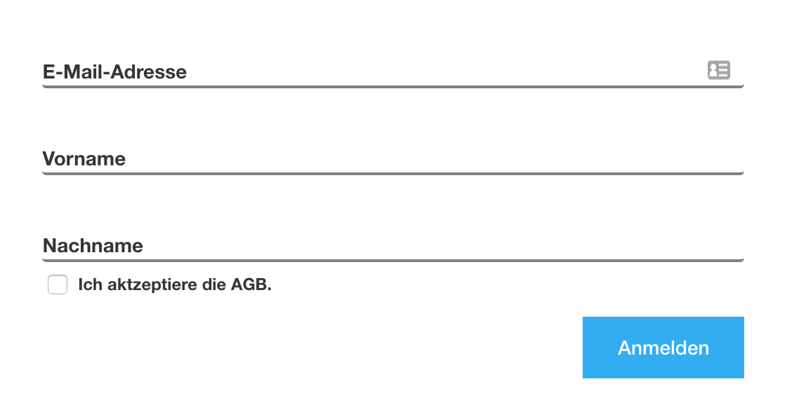 Shortcode Signup